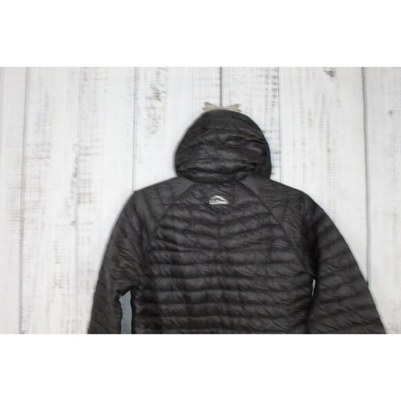 LL Bean Ultralight 850 Down Hooded Sweater Night Size Large - Picture 11 of 13